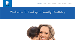 Desktop Screenshot of larkspurfamilydentistry.com